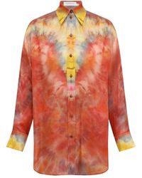 Zimmermann - Tie-Dye Shirt - Lyst