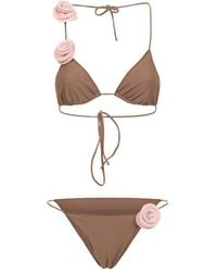 LaRevêche - Ashar Floral Detail Bikini Set - Lyst