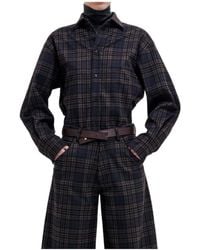 DARKPARK - Check Button-Up Shirt - Lyst