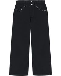 McQueen - Stud Five Pocket Jeans - Lyst