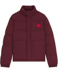 BOSS - Short Puffer Jacket - Lyst