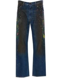 Vivienne Westwood - Paint Splatter Straight-Leg Jeans - Lyst