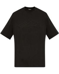 DSquared² - Logo Embossed Crewneck T-Shirt - Lyst