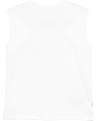 MM6 by Maison Margiela - Crewneck Sleeveless Vest - Lyst