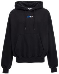 Off-White c/o Virgil Abloh - Graphic-Print Cotton Hoodie - Lyst