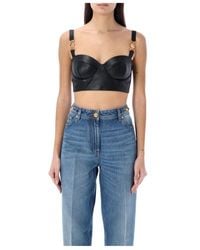 Versace - Medusa Hardware Straps Bustier - Lyst