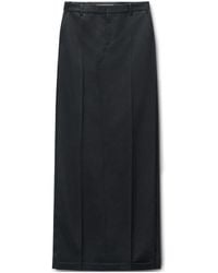 Alexander Wang - Mid Rise Tailored Maxi Skirt - Lyst