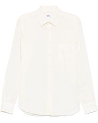 Aspesi - Buckle Long-Sleeved Shirt - Lyst