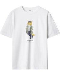 Maison Kitsuné - Maison Kitsuné Weekend Fox Comfort T-Shirt - Lyst