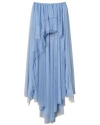 Twinset - X Myfo Asymmetric Tulle Skirt - Lyst