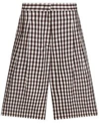 Liu Jo - Gingham Bermuda Shorts - Lyst