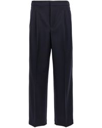Ami Paris - Tailored Wide-Leg Trousers - Lyst