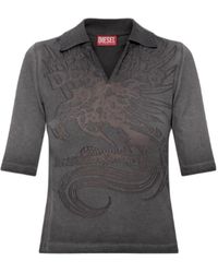 DIESEL - T-Bea Polo Shirt - Lyst