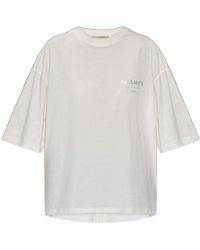 AllSaints - Solid Color Casual T-Shirt - Lyst