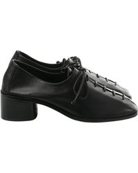 Hereu - Lace-Up Block-Heel Pumps - Lyst
