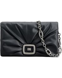 Roger Vivier - Viv Choc Chain-Linked Large Shoulder Bag - Lyst