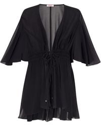 Eres - Midnight Operette Shirred Muslin Blouse - Lyst