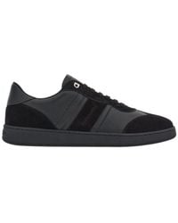 Ferragamo - Logo Leather Sneakers - Lyst