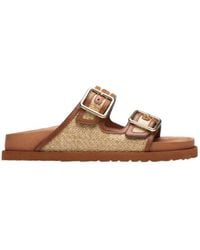 Birkenstock - Arizona Buckled Flat Sandals - Lyst