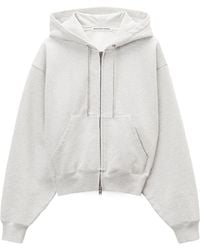 Alexander Wang - T By Cropped Zip-Up Hoodie - Lyst