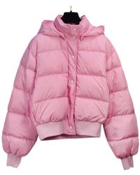 MSGM - Hooded Down Jacket - Lyst