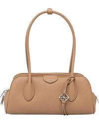 Calvin Klein - Emblem Logo Pebble Shoulder Bag - Lyst