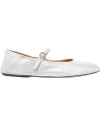 Marsèll - Marsèll Strascico Round Toe Ballerina Shoes - Lyst
