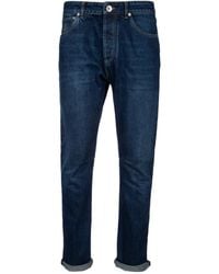 Brunello Cucinelli - Mid-Rise Straight-Leg Slim-Fit Jeans - Lyst