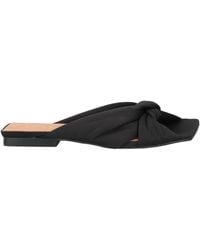 Ganni - Minimal Solid Satin Sandals - Lyst