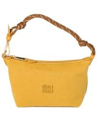 Miu Miu - Gabardine Handbag - Lyst