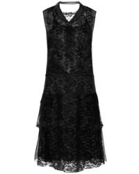 Maison Margiela - Lace-Trimmed Pocket Mini Dress - Lyst