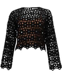 Michael Kors - Crochet Top - Lyst