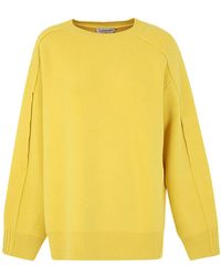 Lanvin - Round-Collar And Long-Sleeved Sweater - Lyst