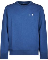Polo Ralph Lauren - Logo Embroidered Sweatshirt - Lyst