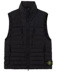 Stone Island - Anti-Drop Finish Down Vest - Lyst