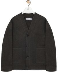 Loewe - V-Neck Buttoned Cardigan - Lyst