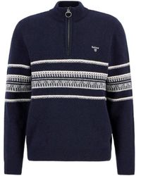 Barbour - Long-Sleeved Zip-Up Sweater - Lyst