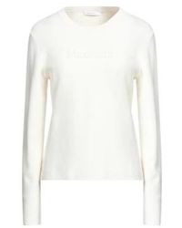 Max Mara - Crew-Neck Long-Sleeve Knit Top - Lyst
