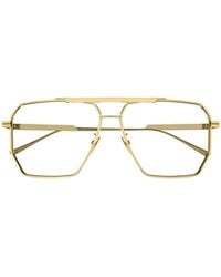 Bottega Veneta - Eyewear Pilot Frame Sunglasses - Lyst