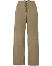 Fortela - High-Waisted Straight-Leg Pants - Lyst