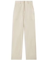 JOSEPH - Jaber Light Cotton Trousers - Lyst