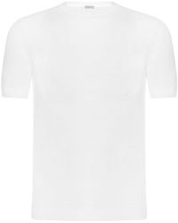 Malo - Short Sleeved Crewneck T-Shirt - Lyst
