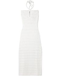 Jonathan Simkhai - Cutout Crocheted Halterneck Maxi Dress - Lyst