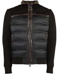 Moorer - Andras Knit-Sleeve Down Jacket - Lyst