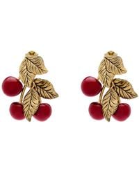 Saint Laurent - Cherry Earrings - Lyst