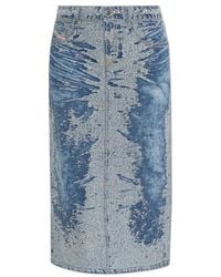DIESEL - Skirt De-Skye-S - Lyst