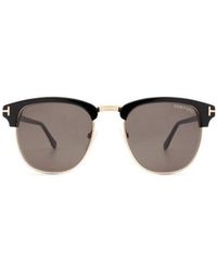 Tom Ford - Eyewear Henry Round Frame Sunglasses - Lyst