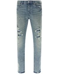 Purple Brand - P001 Repairs Skinny Jeans - Lyst