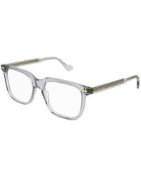 Gucci - Eyewear Rectangular Frame Glasses - Lyst