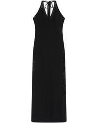 Marella - Long Envers Satin Dress - Lyst